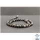 Perles en obsidienne argentée du Mexique - Rondes/6mm - Grade A