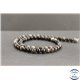 Perles en obsidienne argentée du Mexique - Rondes/6mm - Grade A