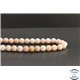 Perles en opale rose d'Afrique - Rondes/8mm - Grade A