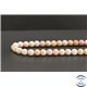 Perles en opale rose d'Afrique - Rondes/8mm - Grade A
