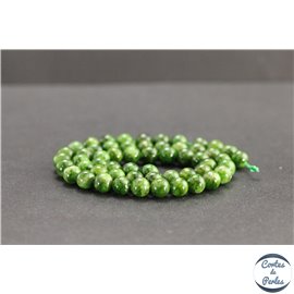 Perles en diopside de Russie - Rondes/6mm - Grade A