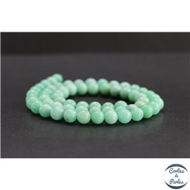 Perles en chrysoprase d'Australie - Rondes/6mm - Grade AA