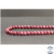 Perles facettées en rubis de Birmanie - Rondes/6.5mm - Grade A