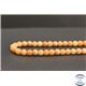 Perles en calcite orange de Russie - Rondes/6mm - Grade A