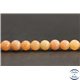 Perles en calcite orange de Russie - Rondes/6mm - Grade A