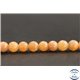 Perles en calcite orange de Russie - Rondes/6mm - Grade A