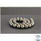 Perles en pyrite des USA - Rondes/10mm - Grade A