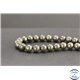Perles en pyrite des USA - Rondes/10mm - Grade A