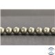 Perles en pyrite des USA - Rondes/10mm - Grade A