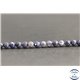 Perles facettées en saphir de Birmanie - Rondes/4mm - Grade A