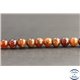 Perles en grenat spessartine du Brésil - Rondes/6mm - Grade A