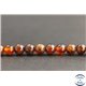 Perles en grenat spessartine du Brésil - Rondes/6mm - Grade A