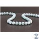 Perles en larimar de République Dominicaine - Rondes/7.5mm - Grade AB+