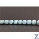 Perles en larimar de République Dominicaine - Rondes/7.5mm - Grade AB+