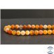 Perles en cornaline de Madagascar - Rondes/8mm - Grade AA