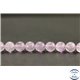 Perles en améthyste lavande du Brésil - Rondes/8mm - Grade A