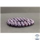 Perles en lépidolite pourpre d'Inde - Rondes/8mm - Grade A