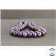 Perles en lépidolite pourpre d'Inde - Rondes/8mm - Grade A