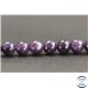 Perles en lépidolite pourpre d'Inde - Rondes/8mm - Grade A