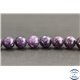 Perles en lépidolite pourpre d'Inde - Rondes/8mm - Grade A