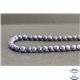 Perles facettées en saphir de Birmanie - Rondes/6mm - Grade A