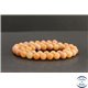 Perles en calcite orange de Russie - Rondes/8mm - Grade A