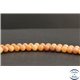 Perles en calcite orange de Russie - Rondes/8mm - Grade A