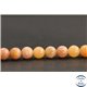 Perles en calcite orange de Russie - Rondes/8mm - Grade A