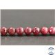 Perles facettées en rubis de Birmanie - Rondes/8mm - Grade A