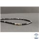 Perles en onyx noir du Brésil - Rondes/4mm - Grade A