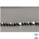 Perles en onyx noir du Brésil - Rondes/4mm - Grade A