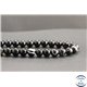 Perles en onyx noir du Brésil - Rondes/10mm - Grade A