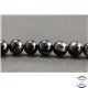 Perles en onyx noir du Brésil - Rondes/10mm - Grade A