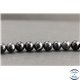Perles en onyx noir du Brésil - Rondes/8mm - Grade A
