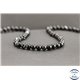 Perles en onyx noir du Brésil - Rondes/6mm - Grade A