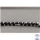 Perles en onyx noir du Brésil - Rondes/6mm - Grade A