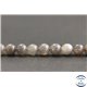 Perles en pierre de soleil noire de Madagascar - Rondes/8mm - Grade AA
