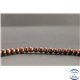 Perles en bois de wenge d'Afrique - Rondes/6mm
