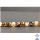 Perles en agate café du Brésil - Rondes/8mm