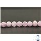 Perles en kunzite de Madagascar - Rondes/8mm - Grade A+