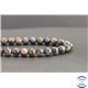 Perles en opale marron d'Afrique - Rondes/8mm - Grade AB+