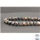 Perles en opale marron d'Afrique - Rondes/8mm - Grade AB+