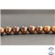 Perles en bois de padouk d'Afrique - Rondes/10mm