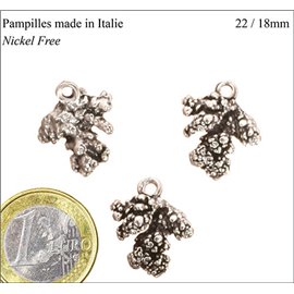 Apprêts Pampilles qualité premium - 22 mm - Argenté