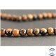 Perles en bois d'ébène d'Indonésie - Rondes/8mm