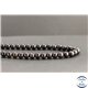 Perles en bois d'ébène noir d'Indonésie - Rondes/8mm