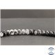 Perles en quartz rutile noir du Brésil - Rondes/8mm - Grade AA