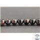 Perles en grenat de Russie - Rondes/8mm - Grade AB+