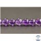Perles en améthyste d'Uruguay - Rondes/8mm - Grade AA