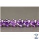 Perles en améthyste d'Uruguay - Rondes/8mm - Grade AA